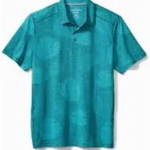 Tommy Bahama Men's Delray Frond IslandZone Polo - Largo Teal